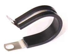 Load image into Gallery viewer, 1-1/4&quot; Cushioned Stainless Steel Cable Clamps Side View
