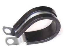 Load image into Gallery viewer, 1-1/8'' Cushioned Steel Cable Clamps Side View