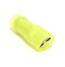 Load image into Gallery viewer, 12-10 Gauge 1/4'' Nylon Double Crimp Push-On Terminals Female Tab