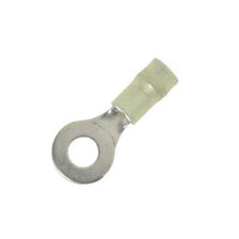 Load image into Gallery viewer, 12-10 Gauge Double Crimp Nylon Ring Terminal 1/4 Inch Stud