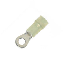Load image into Gallery viewer, 12-10 Gauge Double Crimp Nylon Ring Terminal #8 Stud