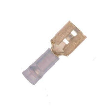 Load image into Gallery viewer, 16-14 Gauge 1/4'' Nylon Double Crimp Push-On Terminal Female Tab