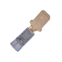 Load image into Gallery viewer, 16-14 Gauge 1/4'' Nylon Double Crimp Push-On Terminal Male Tab