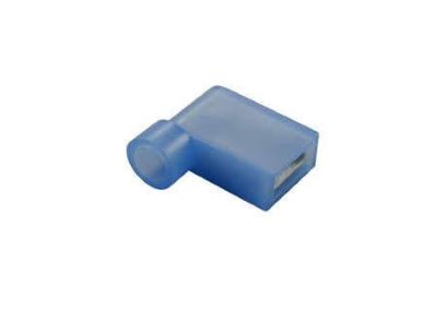 thumbnail image 2 of 100 Pack Non-Insulated Flag Terminals – 22-18 Gauge, 1/4" Tab – Quick Disconnect Connectors By Sherco 2 of 5