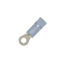 Load image into Gallery viewer, 16-14 Gauge Double Crimp Nylon Ring Terminal #4 Stud