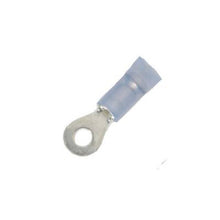 Load image into Gallery viewer, 16-14 Gauge Double Crimp Nylon Ring Terminal #6 Stud