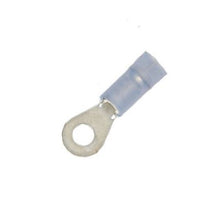 Load image into Gallery viewer, 16-14 Gauge Double Crimp Nylon Ring Terminal #8 Stud