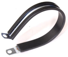 Load image into Gallery viewer, 2-1/2&#39;&#39; Cushioned Steel Cable Clamps Bag of 10 Side View
