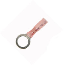 Load image into Gallery viewer, 22-18 AWG Heat Shrink Ring Terminals 3/8 inch Stud