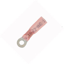 Load image into Gallery viewer, 22-18 AWG Heat Shrink Ring Terminals #6 Stud