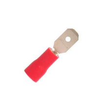Load image into Gallery viewer, 22-18 Gauge Vinyl Insulated Red Push-On Terminals 3/16 inch Male