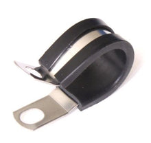 Load image into Gallery viewer, 3/4&quot; Cushioned Stainless Steel Cable Clamps Side View
