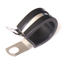 Load image into Gallery viewer, 3/4" Cushioned Stainless Steel Cable Clamps Side View
