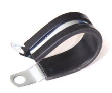 Load image into Gallery viewer, 7/8&quot; Cushioned Stainless Steel Cable Clamps Side View
