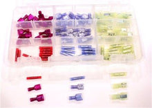 Load image into Gallery viewer, 90 Piece Nylon Push On Terminal and Butt Splice Kit Open