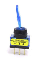 Load image into Gallery viewer, On-Off Extended Handle Illuminated Toggle Switches Blue