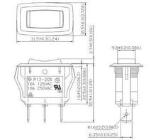 Load image into Gallery viewer, Appliance Rocker Switches On-Off-On Schmatic