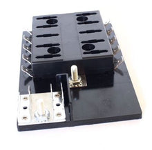 Load image into Gallery viewer, 10 Ganged Automotive Fuse Block Grounded