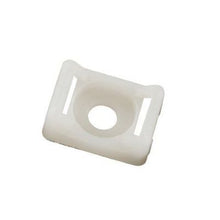 Load image into Gallery viewer, screw mount cable tie base natural 2 way