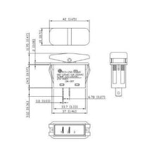 Load image into Gallery viewer, Guardian Series Surf N Turf Switch SPST ON-OFF Schematic