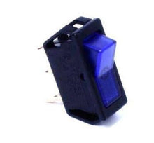 Load image into Gallery viewer, Illuminated Rocker Switch Blue SPST ON-OFF
