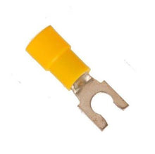 Load image into Gallery viewer, Stud Locking/Snapping Vinyl Spade Terminals 12-10 Gauge #10 Stud