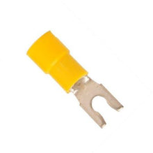 Load image into Gallery viewer, Stud Locking/Snapping Vinyl Spade Terminals 12-10 Gauge #6 Stud