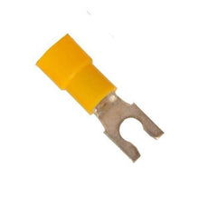 Load image into Gallery viewer, Stud Locking/Snapping Vinyl Spade Terminals 12-10 Gauge #8 Stud
