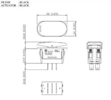 Load image into Gallery viewer, Surf N Turf Switch DPDT MOM-OFF-MOM Schematic
