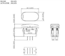 Load image into Gallery viewer, Surf N Turf Switch DPDT ON-OFF-ON Schematic