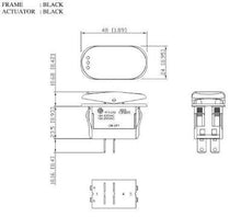 Load image into Gallery viewer, Surf N Turf Switch DPST ON-OFF Schematic