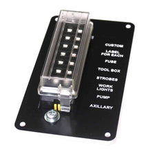 Load image into Gallery viewer, Custom Panel Mount 8 Position Fuse Panel