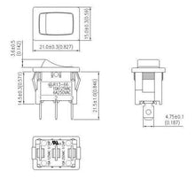 Load image into Gallery viewer, Illuminated Mini Rocker Switch