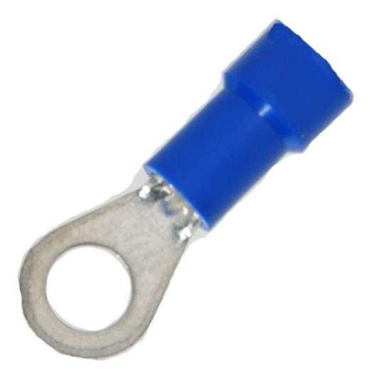 100-Pack 16-14 Gauge Vinyl Spade Fork Crimp Terminals – #8 Stud, Tin Copper Core, UL Listed 9 thumbnail image