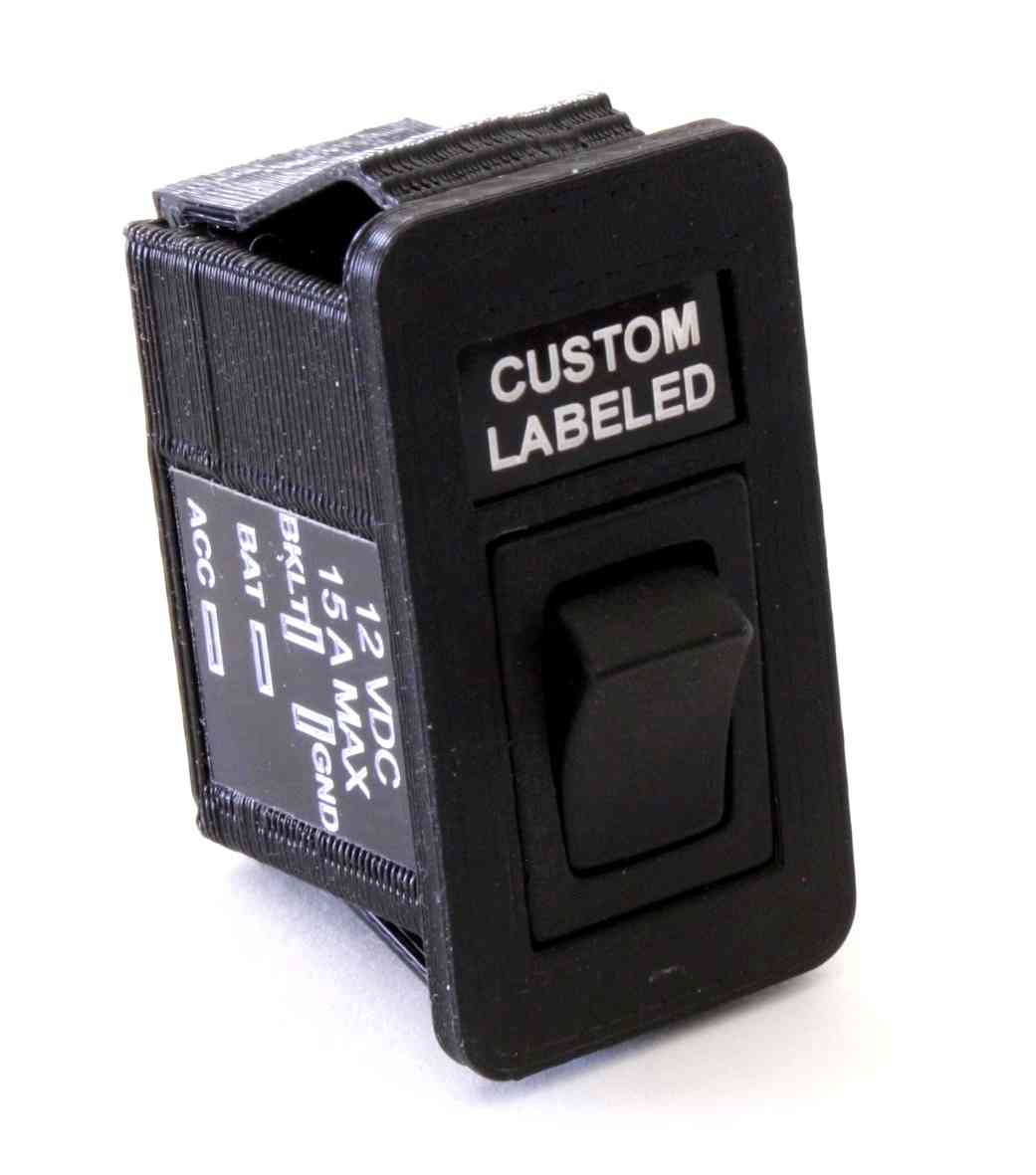 Custom Rocker Switches