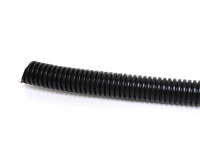 Nylon Wire Loom, Split Corrugated Sleeving, 125°C, Black - 5 Sizes and 17  Lengths Available