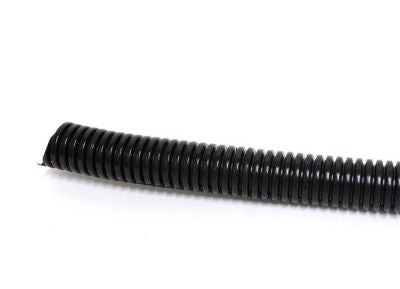 Slit Wire Loom Tubing - Black 1/2