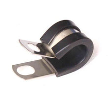 Load image into Gallery viewer, 1/2" Cushioned Stainless Steel Cable Clamps Side View
