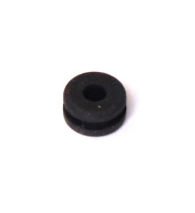 1/16'' Groove Black Rubber Grommets 1/8 Inch