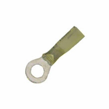 Load image into Gallery viewer, 12-10 AWG Heat Shrink Insulated Ring Terminal 1/4 inch Stud
