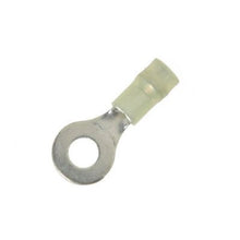 Load image into Gallery viewer, 12-10 Gauge Double Crimp Nylon Ring Terminal 1/4 Inch Stud
