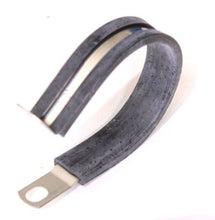 Load image into Gallery viewer, 2-1/2&#39;&#39; Cushioned Stainless Steel Cable Clamps Side View
