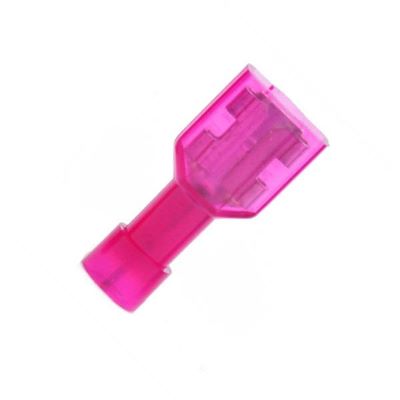 thumbnail image 2 of 50 Pack USA Made Red Nylon Female Push On Connectors – 22-18 Gauge .187 X .032 2 of 3