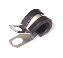 Load image into Gallery viewer, 3/8" Cushioned Stainless Steel Cable Clamps Side View
