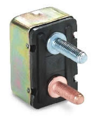 thumbnail interactive-video image 1 of ZOOKOTO 12V/24V Stud Bolt Type Manual Reset Circuit Breaker 50A With Cover For Marine Boat, Battery Chargers, Trucks, Buses, Electric Cars, Car Engines ,etc 1 of 12