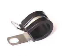 Load image into Gallery viewer, 5/8&quot; Cushioned Stainless Steel Cable Clamps Side View
