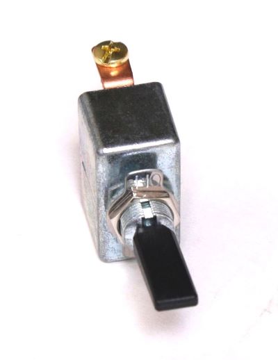 50 amp On-Off Colored Handle Toggle Switch - Black