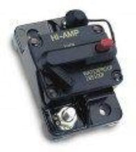 Load image into Gallery viewer, 50 Amp High Amperage Circuit Breaker Black Switch
