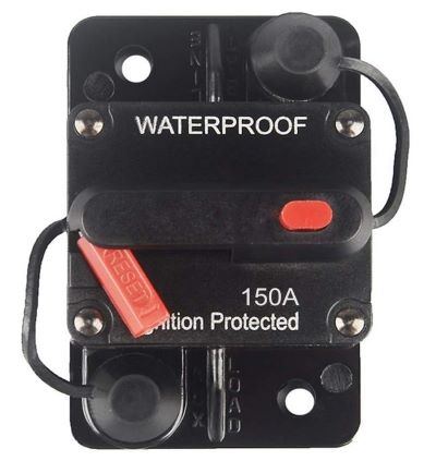 150 Amp High Amperage Circuit Breaker Red Switch