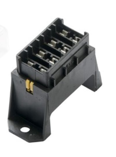 4 Circuit Raised ATO-ATC Fuse Block Without Dust Cover